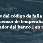 Causas del código de falla P0425 en el sensor de temperatura del catalizador del banco 1 en un Audi