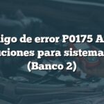 Código de error P0175 Audi: Soluciones para sistema rico (Banco 2)