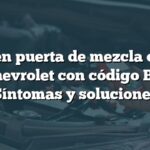 Fallo en puerta de mezcla de aire en Chevrolet con código B1341: Síntomas y soluciones