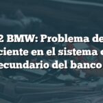 P0492 BMW: Problema de flujo insuficiente en el sistema de aire secundario del banco 2