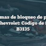 Problemas de bloqueo de puertas en Chevrolet: Código de falla B3135