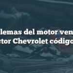 Problemas del motor ventana conductor Chevrolet código B3205