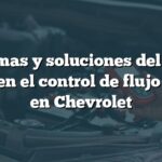 Problemas y soluciones del código B3779 en el control de flujo de aire en Chevrolet