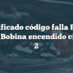 Significado código falla P0352 BMW: Bobina encendido cilindro 2